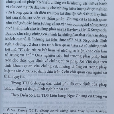 Chứng cứ trong tố tụng dân sự Việt Nam (Sách chuyên khảo)