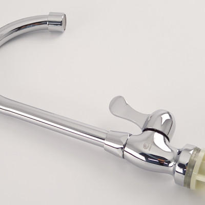 Vòi rửa chén lạnh Đồng mạ Chrome Eurolife EL-RC05 (Trắng bạc)