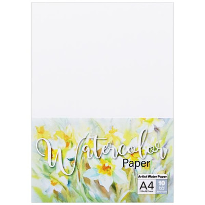 Giấy Vẽ Mỹ Thuật A4 - Artist Water Paper 300gsm - The Sun (10 Tờ/Xấp)