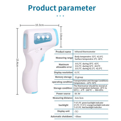 Nhiệt kế điện tử đo trán - hàng chính hãng