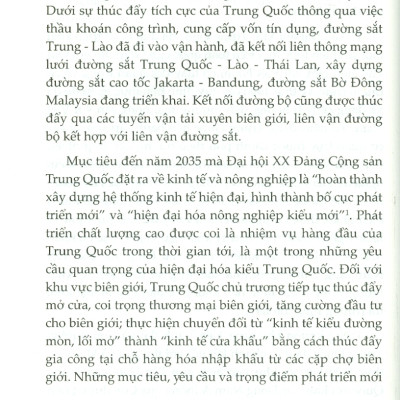 Thương Mại Nông Sản Giữa Việt Nam Và Trung Quốc Trong Bối Cảnh Mới (Sách chuyên khảo) - TS. Nguyễn Thị Phương Hoa (Chủ biên)