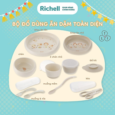 Bộ đồ dùng ăn dặm RICHELL TLI toàn diện | Baby