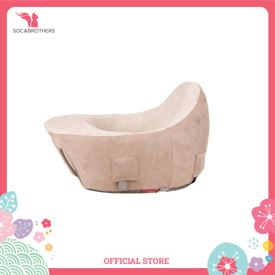 Ghế tập ngồi cho bé Aibedo Suede Fabric màu Beige