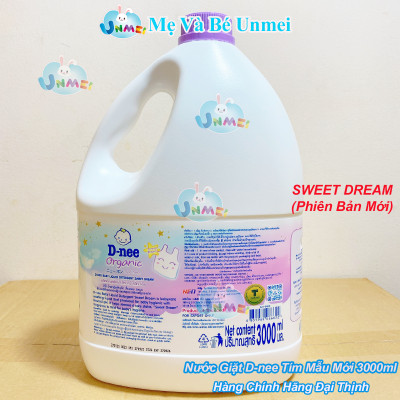 Dung Dịch Giặt Quần Áo Cho Bé Dnee Smile Booster 3L
