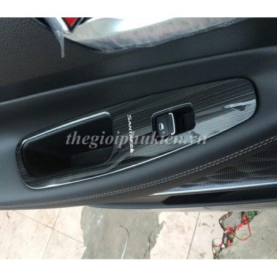 Ốp nội thất Titan cao cấp theo xe Hyundai Santafe 2019