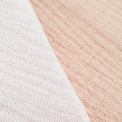 Set 2 yếm tam giác cho bé giữ ấm cổ từ sơ sinh tới 1 tuổi - 2 lớp vải Muslin cotton 100% - Comfybaby