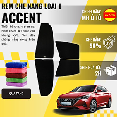Rèm Che Nắng Xe Hyundai Accent Loại 1 Mr Ô TÔ Bảo Hành 24 tháng Cam Kết Chuẩn Khít Theo Xe