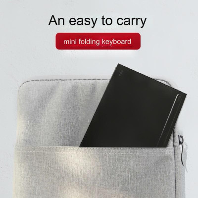 Bàn phím Gấp gọn không dây Bluetooth B23 pin sạc TypeC cho máy tính , điện thoại , máy tính bảng hàng nhập khẩu