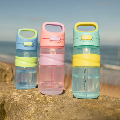 Bình Uống Nước Tommee Tippee On The Go Straw 500ml – Cho Bé Từ 18 Tháng, Hồng