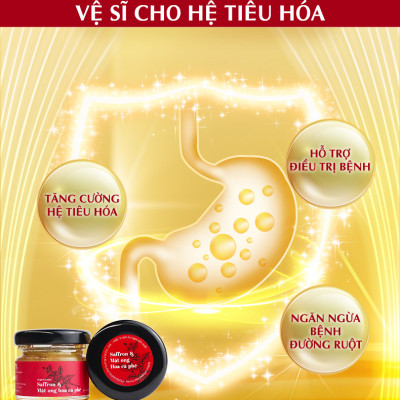 Saffron mật ong Kingdom Herb thượng hạng chính hãng 100% hộp 40g (tặng que lấy mật)