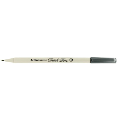 Bút Lông Đầu Cọ Artline Supreme Brush Pen EPFS-F - Màu Xám