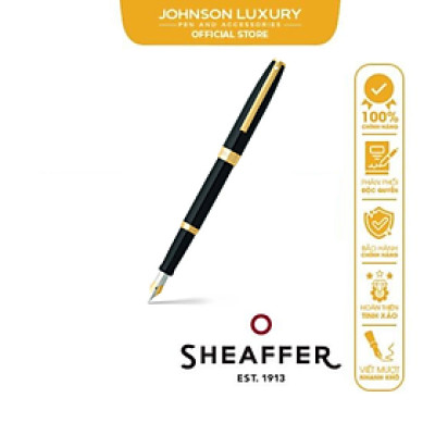Bút Ký Doanh Nhân Sheaffer Sagaris E0947153 Màu Đen Bóng Cao Cấp - Bút Máy