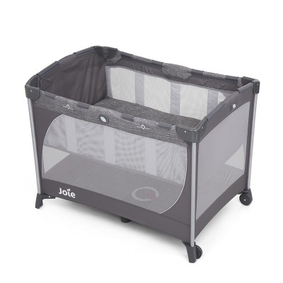 Giường cũi trẻ em Joie Commuter Change & Snooze Linen Gray