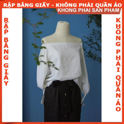 Rập giấy A0 mã 994 - Rập áo trễ vai (BẢN VẼ)