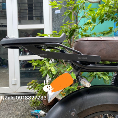 Thùng givi E43NTL_ADV gắn cho xe máy điện Datbike Weaver 200, bộ thùng đã bao gồm baga 