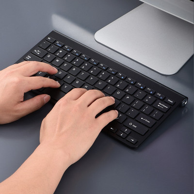 Bàn Phím không dây W200 nhỏ gọn - cho máy tính , Laptop , điện thoại , máy tính bảng hàng nhập khẩu