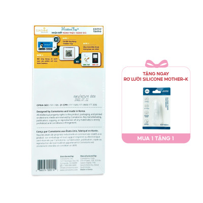 Bình sữa silicone Comotomo 250ml - Hồng Tặng Rơ lưỡi Silicone Mother-K Hàn Quốc