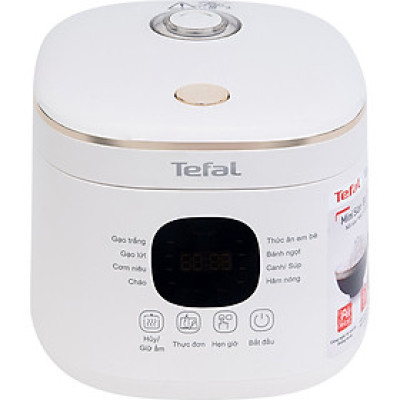 Nồi cơm điện tử Tefal Rice Mate Mini 0.7L RK515168 - Hàng chính hãng