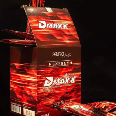 DMAXX thức uống bổ sung vitamin năng lượng không đường DAMODE 13 gói dùng thử màu đỏ