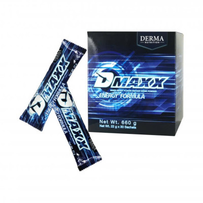 DMAXX thức uống bổ sung vitamin năng lượng có đường DAMODE 4 gói dùng thử màu xanh