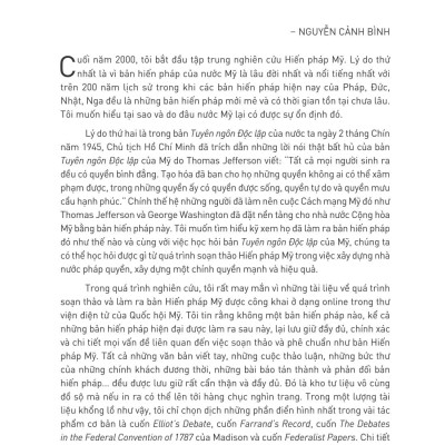 Hiến Pháp Mỹ Được Làm Ra Như Thế Nào?