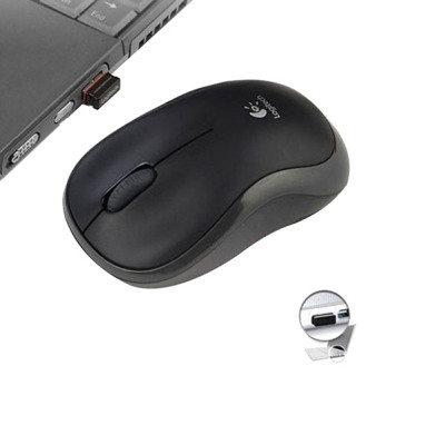 Chuột không dây Logitech B175 - Thiết kế thuận cả 2 tay, phù hợp PC/ Laptop - Hàng chính hãng