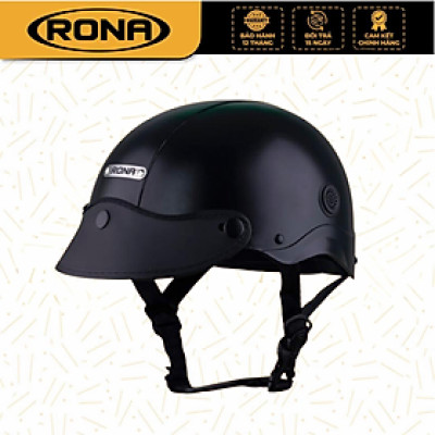 Mũ bảo hiểm nửa đầu RONA R5 sơn trơn chính hãng