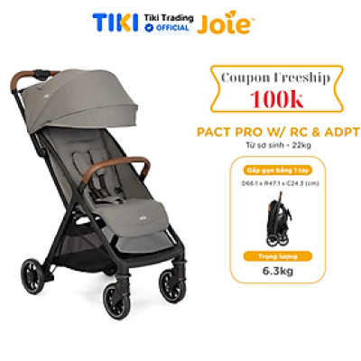 Xe đẩy trẻ em Joie Pact Pro W/ RC & ADPT Pebble