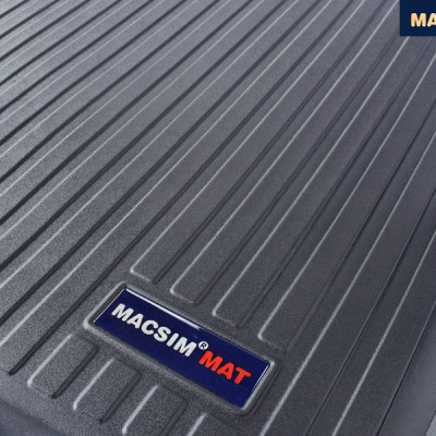 Thảm lót cốp xe ô tô Jaguar XE 2015-2017 nhãn hiệu Macsim chất liệu TPV cao cấp màu đen - nhám (075)