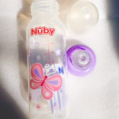 [ 1166-Nuby ] Bình sữa chống sặc cổ hẹp Nuby 240ml ( 0m+ )