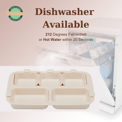 Khay Ăn Trẻ Em Nestique N-11 Cao Cấp 5 Ngăn