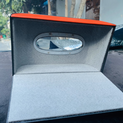 Hộp Khăn Giấy Da Cao Cấp Kèm Bảng Số Điện Thoại