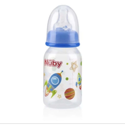 [ 1161-Nuby ] Bình sữa chống sặc cổ hẹp Nuby 120ml ( 3m+ )