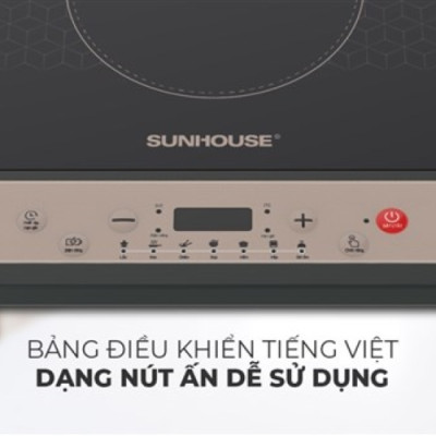 Bếp từ đơn cơ SUNHOUSE SHD6160 - Hàng chính hãng kèm nồi lẩu