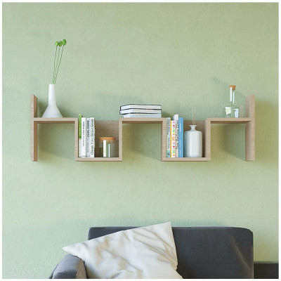 Kệ gỗ trang trí trưng bày hiện đại SMLIFE William