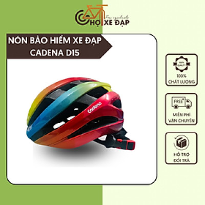 Nón bảo hiểm xe đạp thể thao CADENA D15 hàng chính hãng trọng lượng nhẹ thoáng khí an toàn đạt tiêu chuẩn Châu Âu