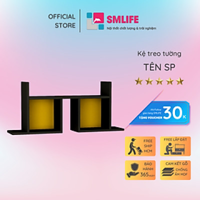 Kệ trang trí kệ để sách gia đình SMLIFE Waldo