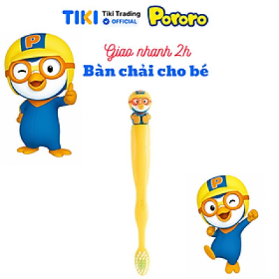 Bàn chải đánh răng siêu mềm phiên bản Pororo cho bé từ 3 tuổi