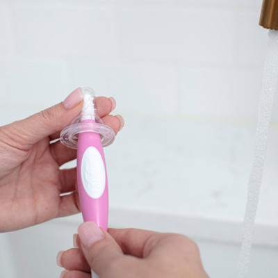 [ AC229 ] Cọ rửa bình sữa cổ thường và cổ rộng, chất liệu silicone - Dr.Brown