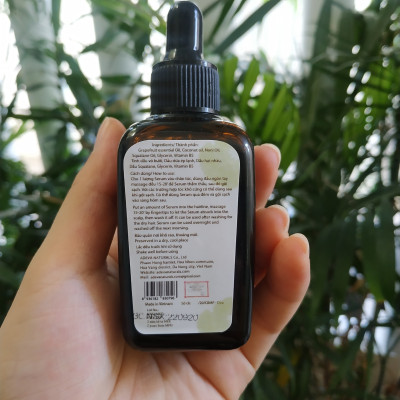 Serum dưỡng tóc Trái nhàu – Noni Hair Serum 50 ml - Phục hồi tóc hư tổn; Kích thích mọc tóc, giảm tóc gãy rụng; Giảm gàu, ngứa