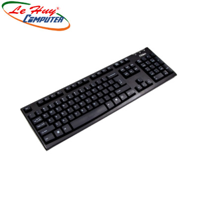 Bàn Phím Không Dây FUHLEN L411W (Wireless 2.4GHZ/Đen) Hàng Chính Hãng