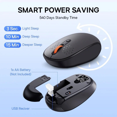 Chuột Máy Tính Kết Nối Wireless CN-Baseus F01A Wireless Mouse (Hàng chính hãng)