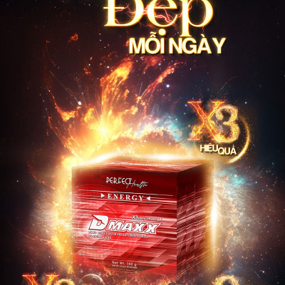Thức uống bổ sung vitamin tăng năng lượng DMAXX NO SUGAR DAMODE hộp 30 gói