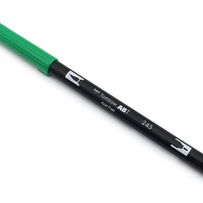 Bút lông cọ hai đầu Tombow ABT Dual Brush Pen - Brush/ Bullet - Red (905)