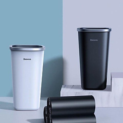 Bình đựng rác mini Baseus đùng trên ô tô hoặc bàn làm việc - Hàng Chính Hãng