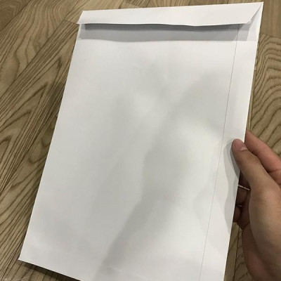 Bao Hồ Sơ Trắng Lột Dán (5 Cái/Xấp)