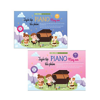 Combo Tuyển Tập Tiểu Phẩm Piano Măng Non Phần 1 + 2 (Bộ 2 Cuốn) (HH)