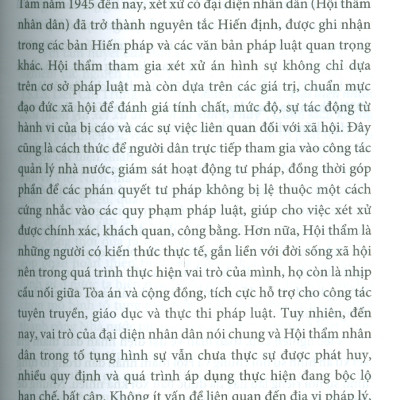 Đại Diện Nhân Dân Tham Gia Xét Xử Án Hình Sự Xưa Và Nay 