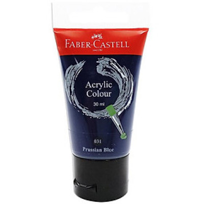 Tuýp màu vẽ acrylic 30ml prussian blue (xanh phổ) Faber 1183051