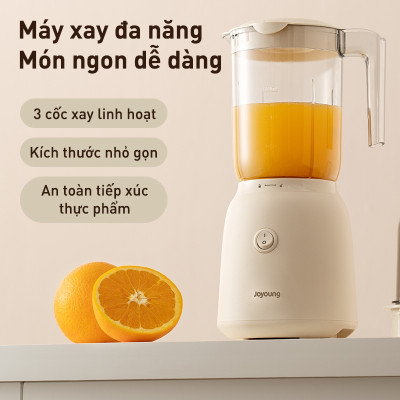 Máy xay sinh tố Joyoung JFB-621 - Dung tích 600ml, Công suất 160W, Kèm 3 cốc xay - Hàng chính hãng
